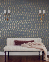 Antonina Vella Graceful Geo Grey Wallpaper