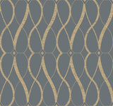 Antonina Vella Graceful Geo Grey Wallpaper