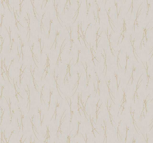 Antonina Vella Sprigs Grey Wallpaper