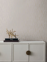 Antonina Vella Sprigs Grey Wallpaper