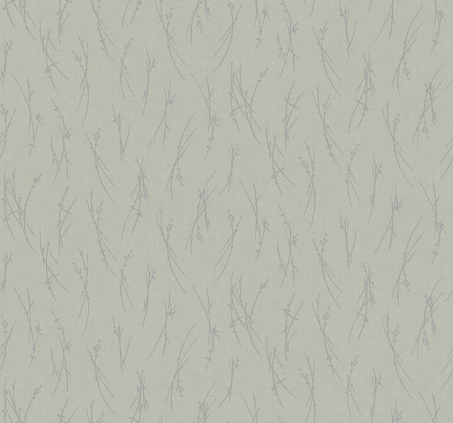 Antonina Vella Sprigs Green Wallpaper