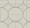 Antonina Vella Sun Circles Brown Wallpaper
