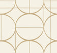 Antonina Vella Sun Circles White & Off-White Wallpaper