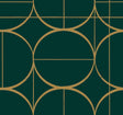 Antonina Vella Sun Circles Green Wallpaper