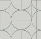 Antonina Vella Sun Circles Grey Wallpaper