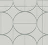 Antonina Vella Sun Circles Grey Wallpaper