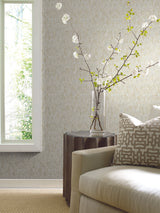 Antonina Vella Shimmering Patina Beige Wallpaper