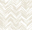 Antonina Vella Polished Chevron White & Off-White Wallpaper