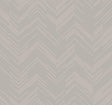 Antonina Vella Polished Chevron Brown Wallpaper