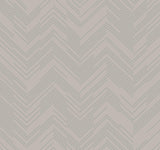 Antonina Vella Polished Chevron Brown Wallpaper
