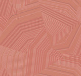 York Dotted Maze Orange Wallpaper