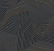 York Dotted Maze Black Wallpaper