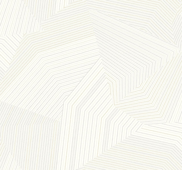 York Dotted Maze White & Off White Wallpaper