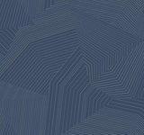 York Dotted Maze Blue Wallpaper
