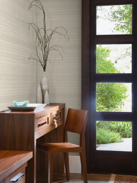 York Tapestry Stitch Beige Wallpaper