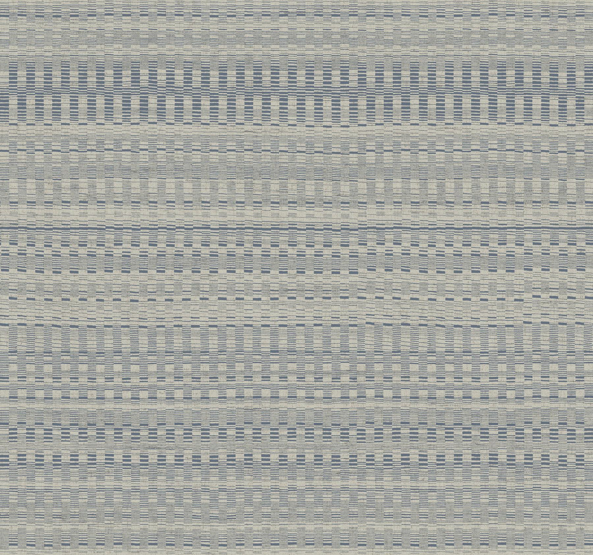 York Tapestry Stitch Blue Wallpaper