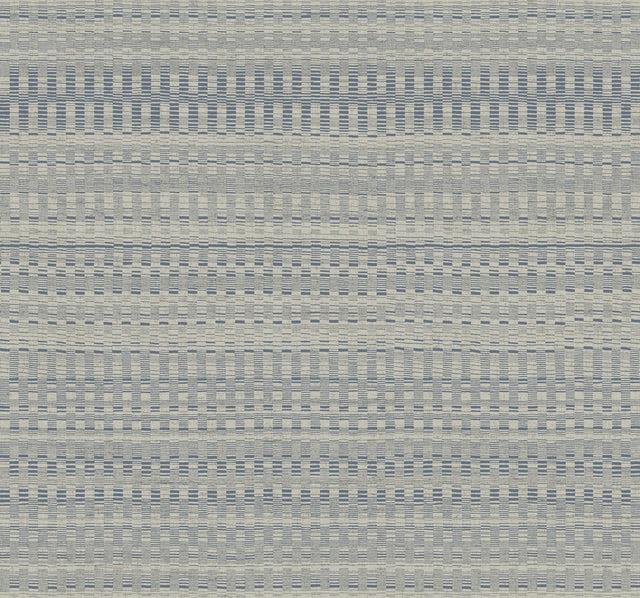 York Tapestry Stitch Blue Wallpaper