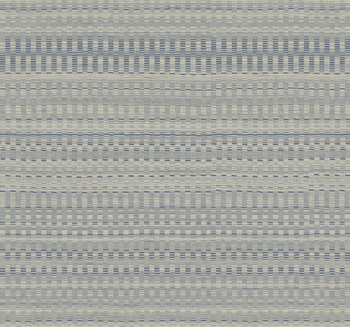 York Tapestry Stitch Blue Wallpaper
