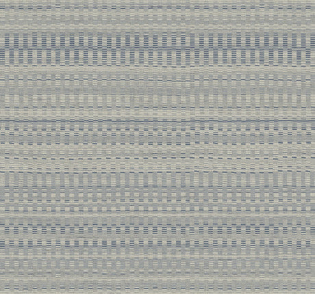 York Tapestry Stitch Blue Wallpaper