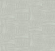 York Wicker Dot Green Wallpaper