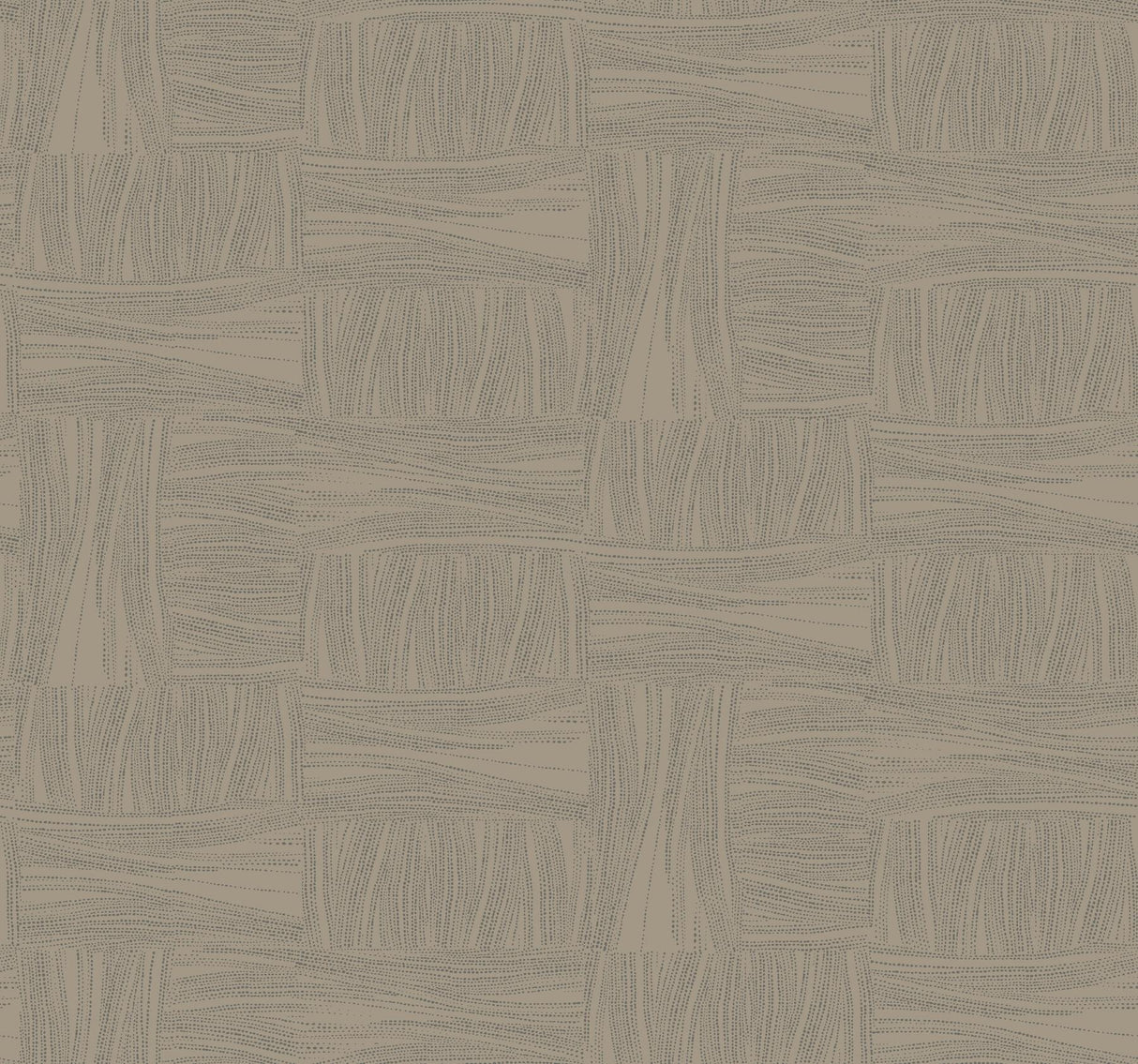 York Wicker Dot Brown Wallpaper