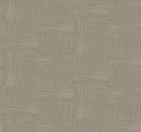 York Wicker Dot Brown Wallpaper