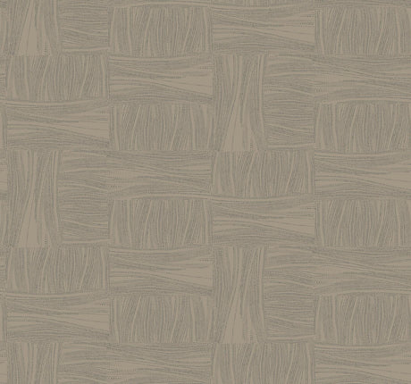 York Wicker Dot Brown Wallpaper