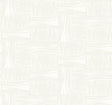 York Wicker Dot White & Off White Wallpaper