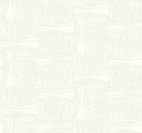 York Wicker Dot White & Off White Wallpaper
