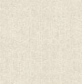 York Flatiron Geometric White & Off White Wallpaper