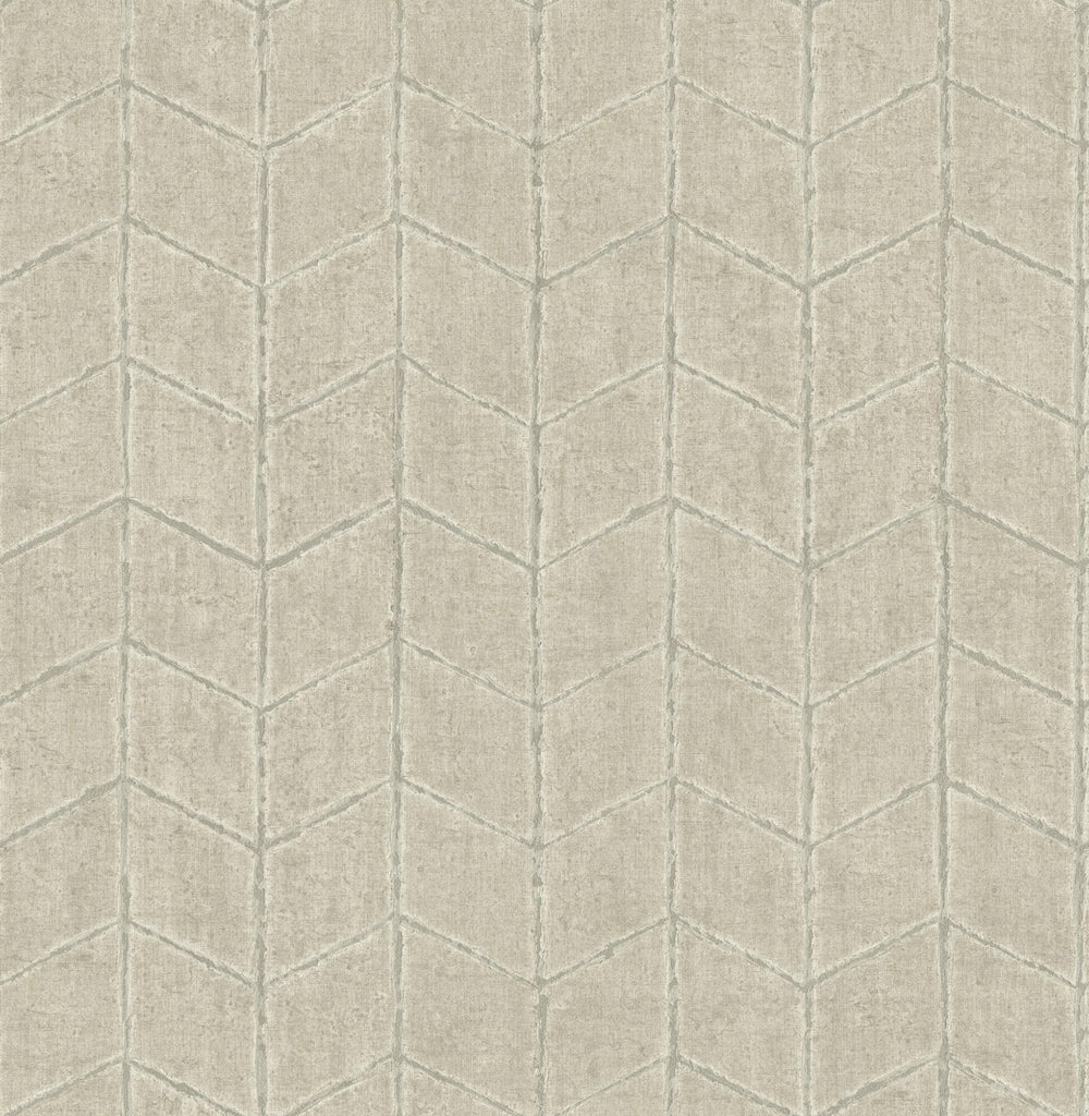 York Flatiron Geometric Brown Wallpaper