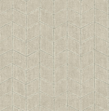 York Flatiron Geometric Brown Wallpaper