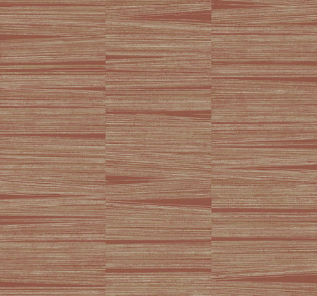 York Line Stripe Red Wallpaper