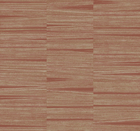 York Line Stripe Red Wallpaper