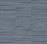 York Line Stripe Blue Wallpaper