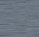 York Line Stripe Blue Wallpaper