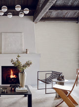 York Line Stripe Black Wallpaper