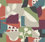 York Cut Outs Red Wallpaper