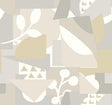 York Cut Outs Beige Wallpaper