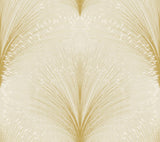 York Papyrus Plume Beige Wallpaper