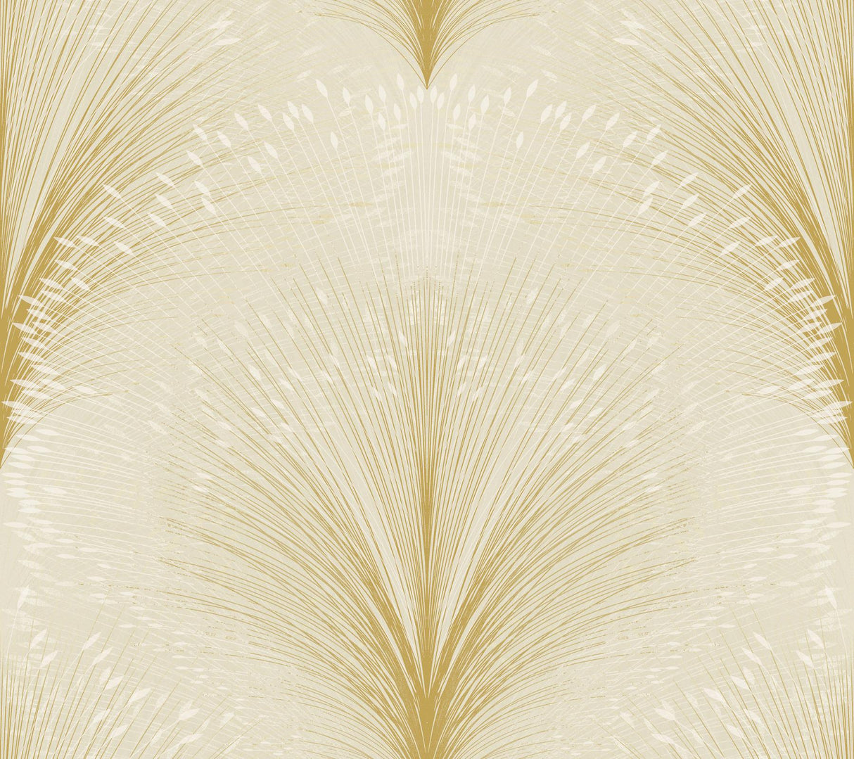 York Papyrus Plume Beige Wallpaper