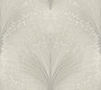 York Papyrus Plume Black Wallpaper