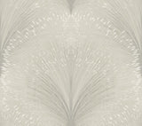 York Papyrus Plume Black Wallpaper