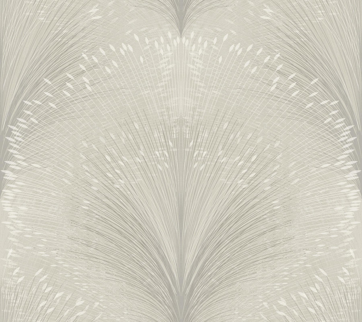 York Papyrus Plume Black Wallpaper