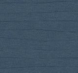 York Natural Grid Blue Wallpaper