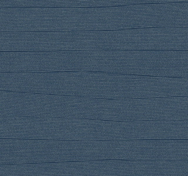 York Natural Grid Blue Wallpaper