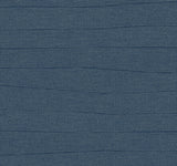 York Natural Grid Blue Wallpaper