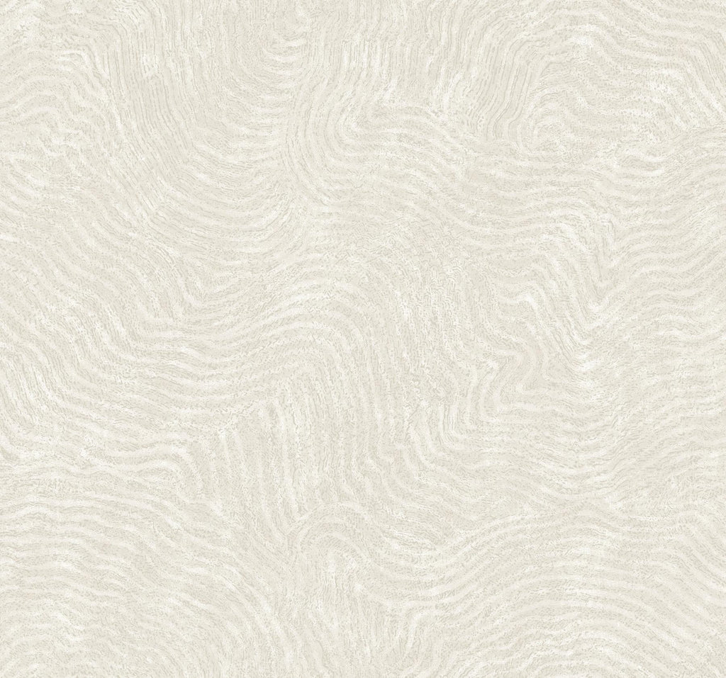 York Modern Wood White & Off White Wallpaper