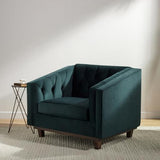 Surya Cheviot CVO-002 31"H x 45"W x 37"D Accent and Lounge Chairs
