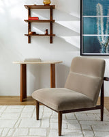 Surya Marsick MSK-001 35"H x 29"W x 34"D Accent Chair